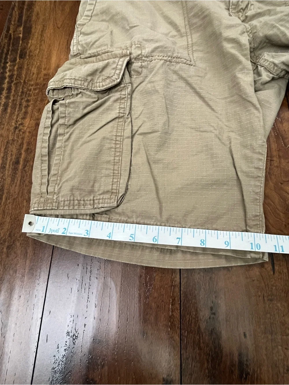 GOODFELLOW & CO. Men’s Beige Cargo Shorts Canvas 100% Cotton Size 32